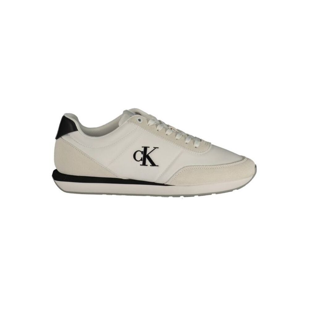 Calvin Klein White Polyurethane Men's Men's Sneaker